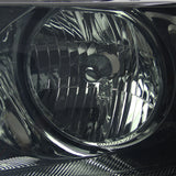 For Ford F150 Pickup Euro Chrome Smoke Headlights+LED Tail Brake Lamps Lights