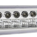 For Chevy S10 Blazer Sonoma Chrome Clear LED Bumper Signal Lights Left+Right