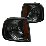 For Ford F150 Expedition Pickup Smoke Corner Lamps Turning Signal Lights Left+Right