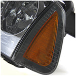For Dodge Charger Chrome Smoke Headlights+Bumper Lights+Smoke Tail Lights