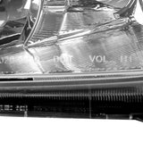 Fit Nissan Altima Base SE JDM Chrome Headlights w/ Amber Reflector Pair