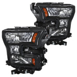 For Ford F150 F-150 [Black] Headlights Head Lamps Left+Right