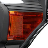 For Ford F250 F350 F450 F550 Super Duty Pickup Black Headlights Headlamps Left+Right