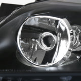 For Pontiac G6 Replacement Black Headlights Head Lamps Left+Right