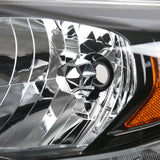 For Honda HRV HR-V Glossy Black Replacement Left Driver Side Headlight