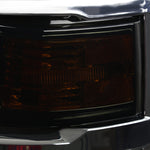 For Chevy Silverado 1500 Pickup Smoke Lens Headlights+Tinted LED Tail Brake Ligh