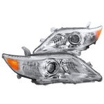 For Toyota Camry Crystal Clear Projector Headlights Left+Right Replacement Head Lamp