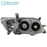 For Toyota Camry Crystal Clear Projector Headlights Left+Right Replacement Head Lamp