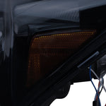 For Honda CRV CR-V Glossy Black Smoke LED Projector Headlights