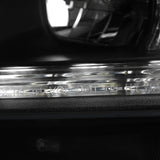 For 2006-2009 Lexus IS250 IS350 Black Sequential LED Signal Projector Headlights