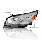For 13-15 Chevrolet Malibu Left Driver Side Projector Headlight Assembly