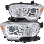 For 2016-2019 Toyota Tacoma Projector Headlights With LED Daytime Running Light