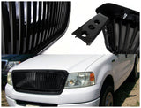 For Ford F150 Xl Stx Xlt Fx4 Black Vertical Front Grille 1 Pc