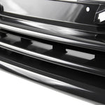 For Volkswagen Golf GTI R32 MK4 Black Horizontal Front Hood Grille w/ Notch Filler