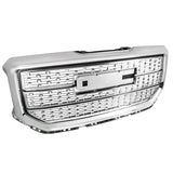 For GMC Sierra 1500 Pickup Front Upper Hood Grill Mesh Grille 1 Piece Replacement