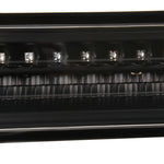 For Chevy C10 Silverado Black Clear Projector Headlights+LED Bumper+Corner Lamps