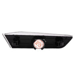 For 03-07 Infiniti G35 2Dr Black Side Marker Bumper Lights+T10 Chrome/Amber Bulb
