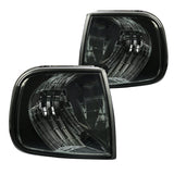 For Ford F150 F-150 Heritage Expedition Smoke Tinted Corner Lamps Signal Lights Pair