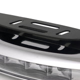 For 02-04 Toyota Camry Se Black Crystal Headlights Clear Lens+Driving Led Fog La