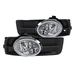 For Chevy Cruze LS LT Clear Clear Bumper Driving Fog Lights Pair+Bulbs+Switch