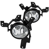 For Honda CR-V Clear Fog Lights Bumper Lamps+Wiring+Switch