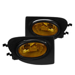 For Honda Civic Si 3DR Amber Lens OEM Style Fog Lights+Bulbs+Switch