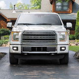 For Ford F150 Pickup Cab Clear Lens Front Bumper Fog Lights Driving Lamps