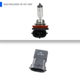 For GMC Sierra 1500/2500HD/3500HD Clear Lens Driving Fog Lights+Switch
