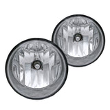 For Toyota Tacoma Tundra Crystal Chrome Clear Front Bumper Driving Fog Lights