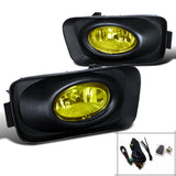 For 2004-2005 Acura Tsx Jdm Yellow Fog Lights+Switch 2004 04 05