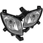 For Hyundai Tucson Clear Bumper Fog Lights Driving Lamps w/ Bulbs+Switch