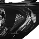 For Honda Civic Assembly Black Clear Headlights Turn Signal Lamps Pair
