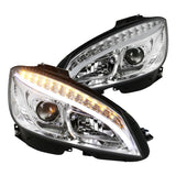 For Mercedes Benz W204 C-Class Replacement Strip LED Signal Lamp Projector Headlights