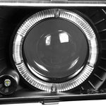 For Gmc Chevy C/K 1500 Black Halo Pro Headlight, Corner, Bumper Lamp, Chrome Gri