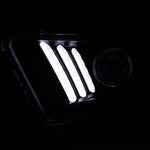For Ford Mustang Sequential LED Signal & Light Bar Jet Black Projector Headlights Pair