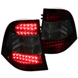 For 1998-2005 Mercedes Benz W163 M-Class Red/Smoke LED Tail Lights Brake Lamps