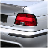 For BMW E39 5-Series 528i 540i Red Lens LED Bar Tail Lights Left+Right