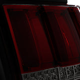 For Ford Mustang Red/Smoke Lens Sequential LED Tail Lights Brake Lamps