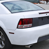 For Ford Mustang Chrome Red Sequential LED Tail Lights
