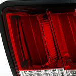 For Ford Mustang Chrome Red Sequential LED Tail Lights