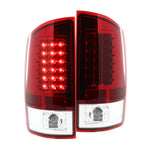 For Dodge Ram 1500/2500/3500 Pickup Red Rear Brake Lamps LED Tail Lights Replacement