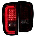 For GMC Sierra 1500 2500HD 3500HD Rear Brake Lamps Dark Red Smoke LED Tail Lights