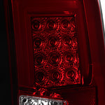 For Chevy Silverado 1500 Pickup Black Headlights+Red/Smoke LED Rear Tail Lamps P
