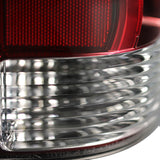 For Toyota Tacoma Cab Pickup Chrome Red LED Rear Tail Brake Lights Pair