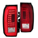 For Chevy Tahoe Suburban Pickup LED Tail Lamps Turn Signal Rear Brake Lights Red