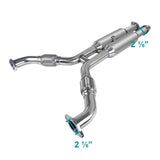 For Infiniti G35 2Dr Coupe Dual Exhaust Catback System Burnt Tip