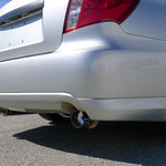 For Subaru WRX STI Sedan Chrome Stainless Steel Catback Exhaust Muffler Dual Tip System