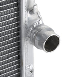 For BMW 3 Series E46 Manual 3-Row Chrome Aluminum Performance Cooling Radiator