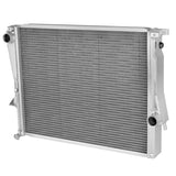 For BMW Z3 M Coupe L6 3.2L MT 3-Row Chrome Aluminum Performance Cooling Radiator