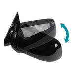 For Chevy/GMC C/K C10 Pickup Glossy Black Manual Fold Side View Mirrors